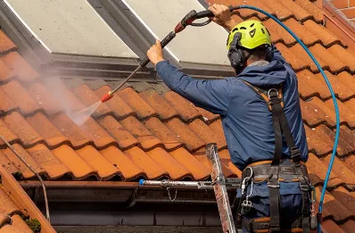 Démoussage et hydrofuge de toiture à Crupilly
